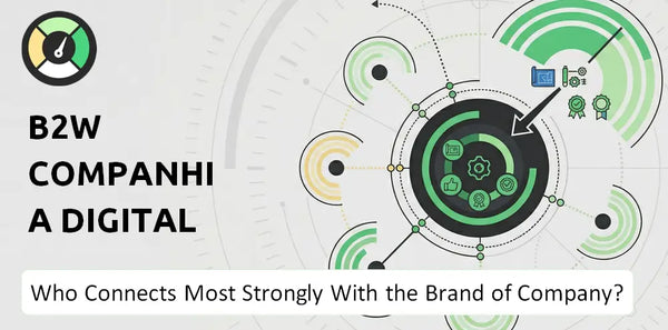 Who Connects Most Strongly With the Brand of B2W Companhia Digital (B2W Digital) Company?