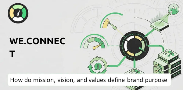 What Do the Mission, Vision, and Values of We.Connect Company Say About Its Brand Purpose?