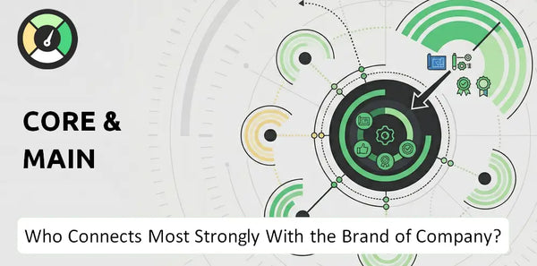 Who Connects Most Strongly With the Brand of Core & Main Company?