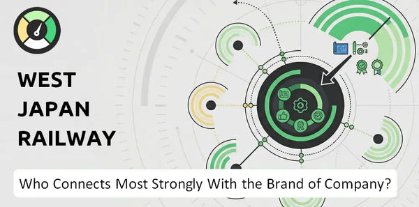 Who Connects Most Strongly With the Brand of West Japan Railway Company?
