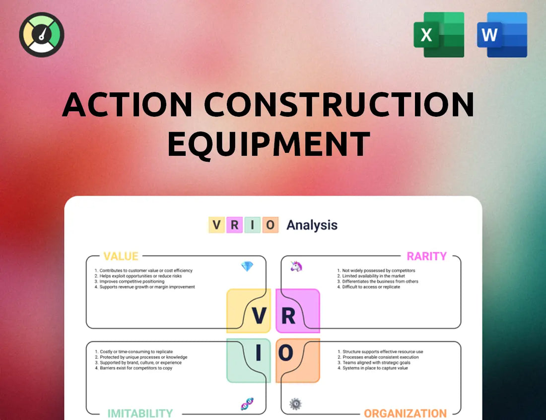 Action Construction Equipment VRIO Analysis