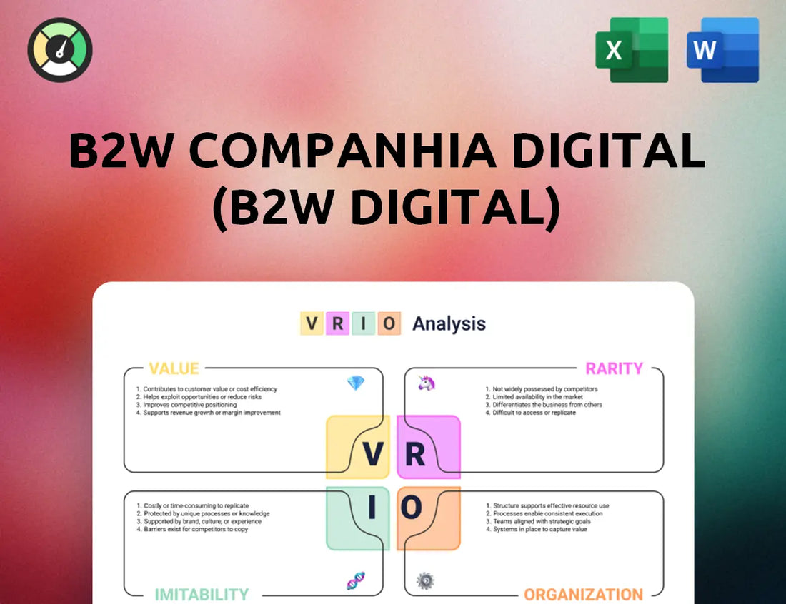 B2W Companhia Digital (B2W Digital) VRIO Analysis