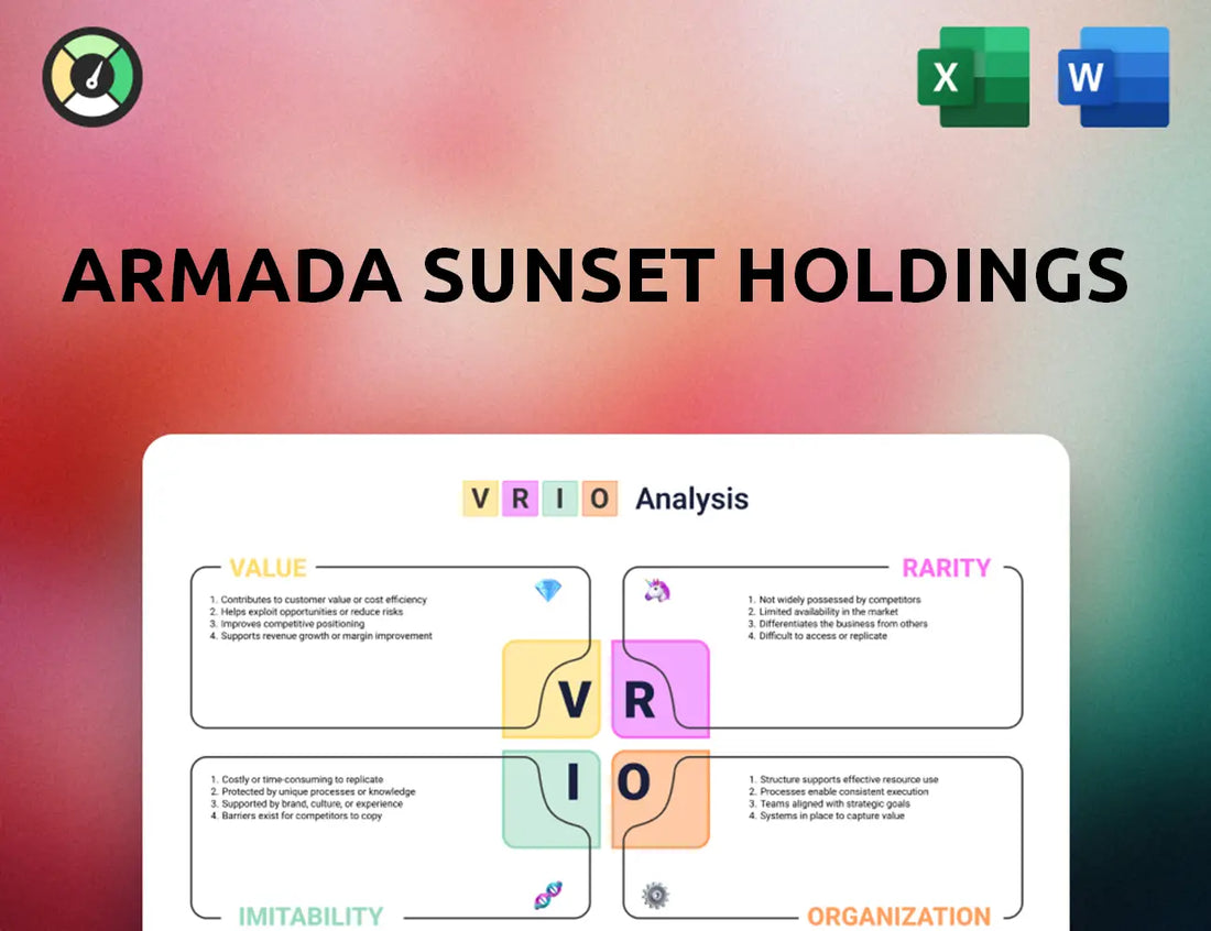 Armada Sunset Holdings VRIO Analysis