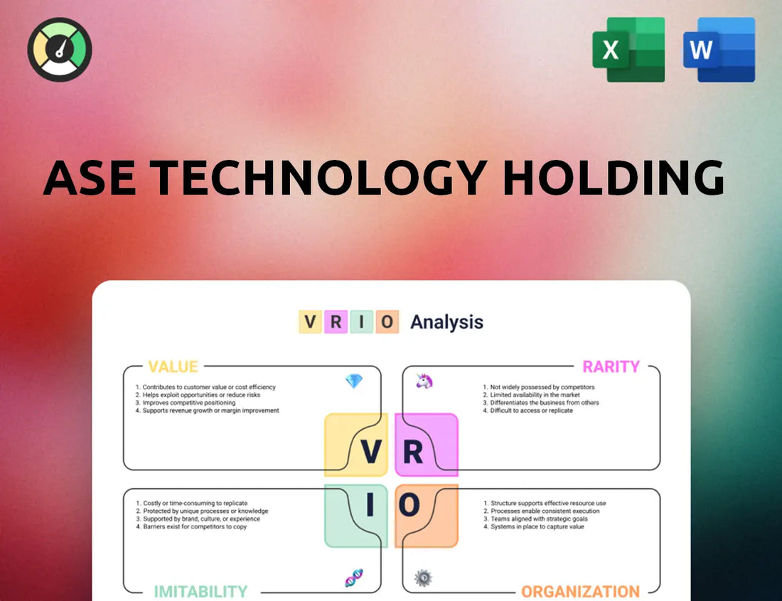 ASE Technology Holding VRIO Analysis