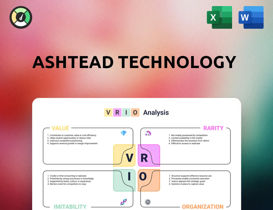 Ashtead Technology VRIO Analysis