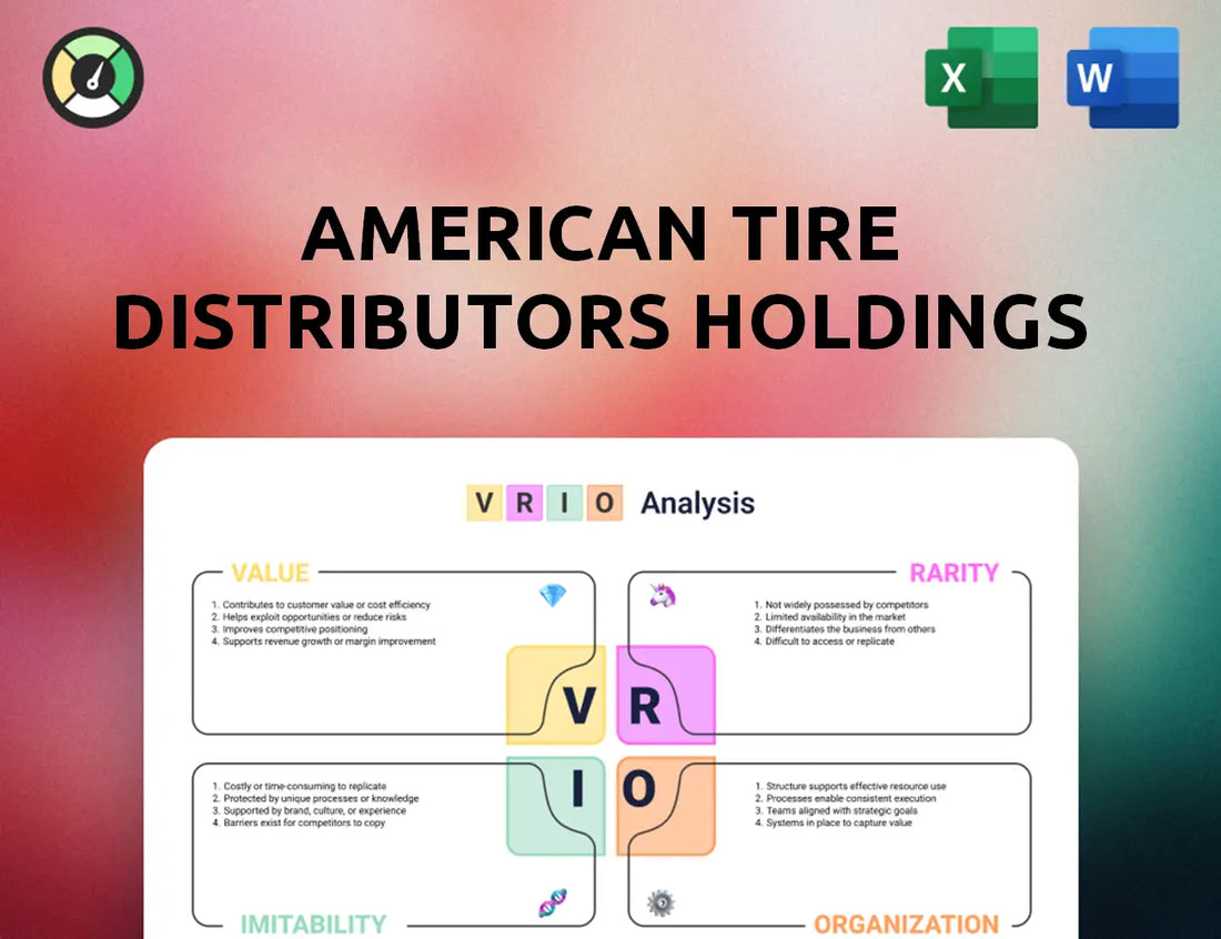 American Tire Distributors Holdings VRIO Analysis