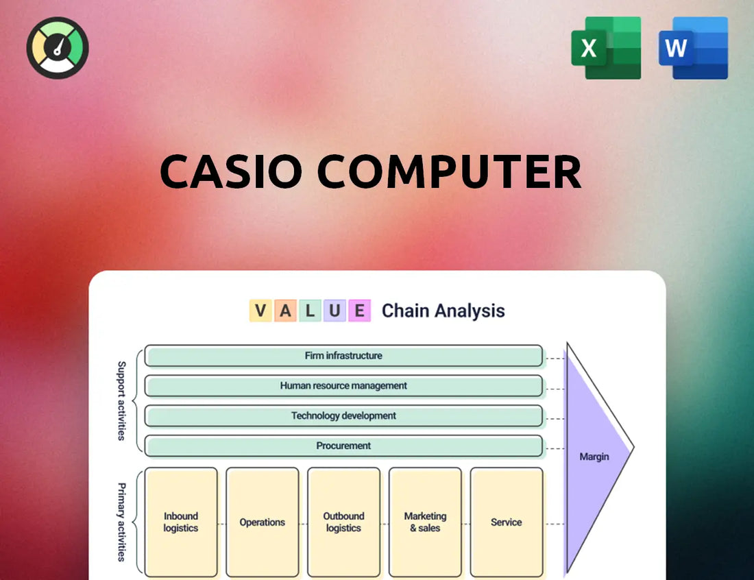 Casio Computer Value Chain Analysis
