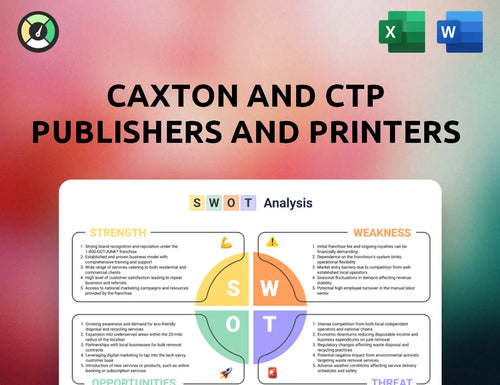 Caxton and CTP Publishers and Printers SWOT Analysis