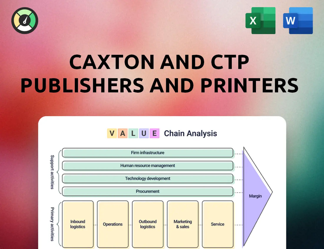 Caxton and CTP Publishers and Printers Value Chain Analysis