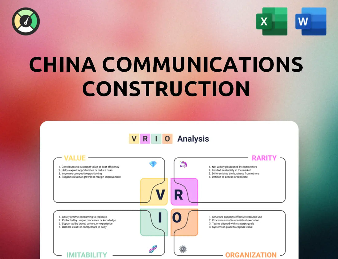 China Communications Construction VRIO Analysis
