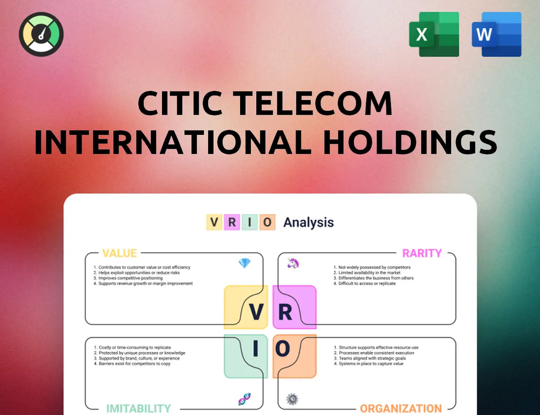 CITIC Telecom International Holdings VRIO Analysis