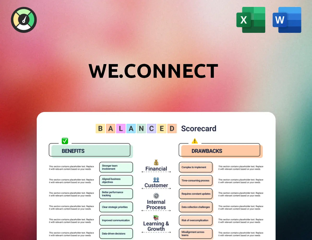 We.Connect Balanced Scorecard