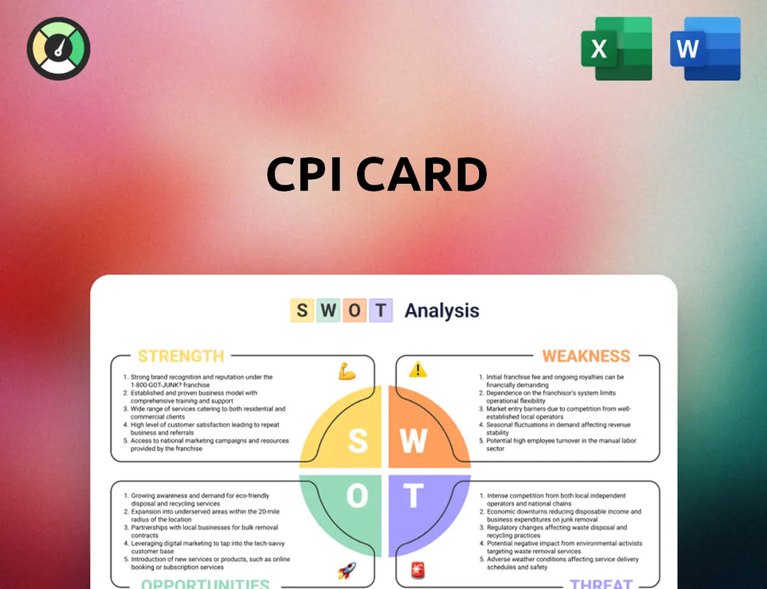CPI Card SWOT Analysis