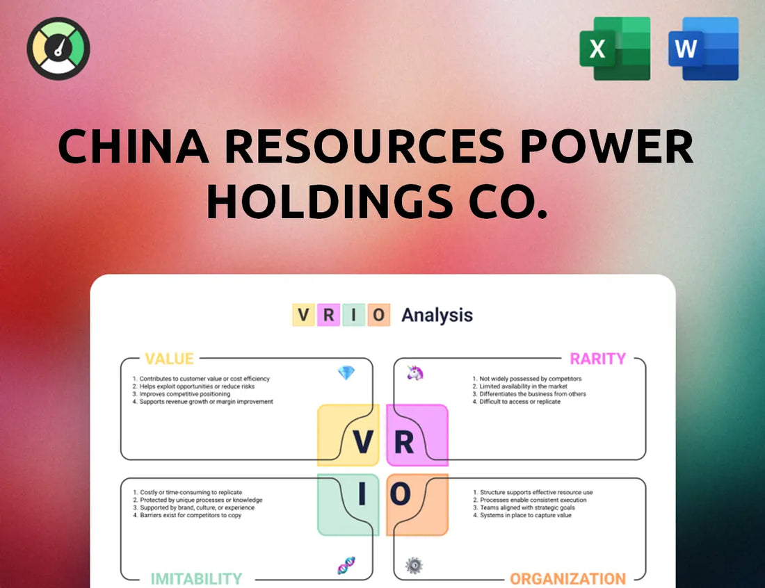 China Resources Power Holdings Co. VRIO Analysis
