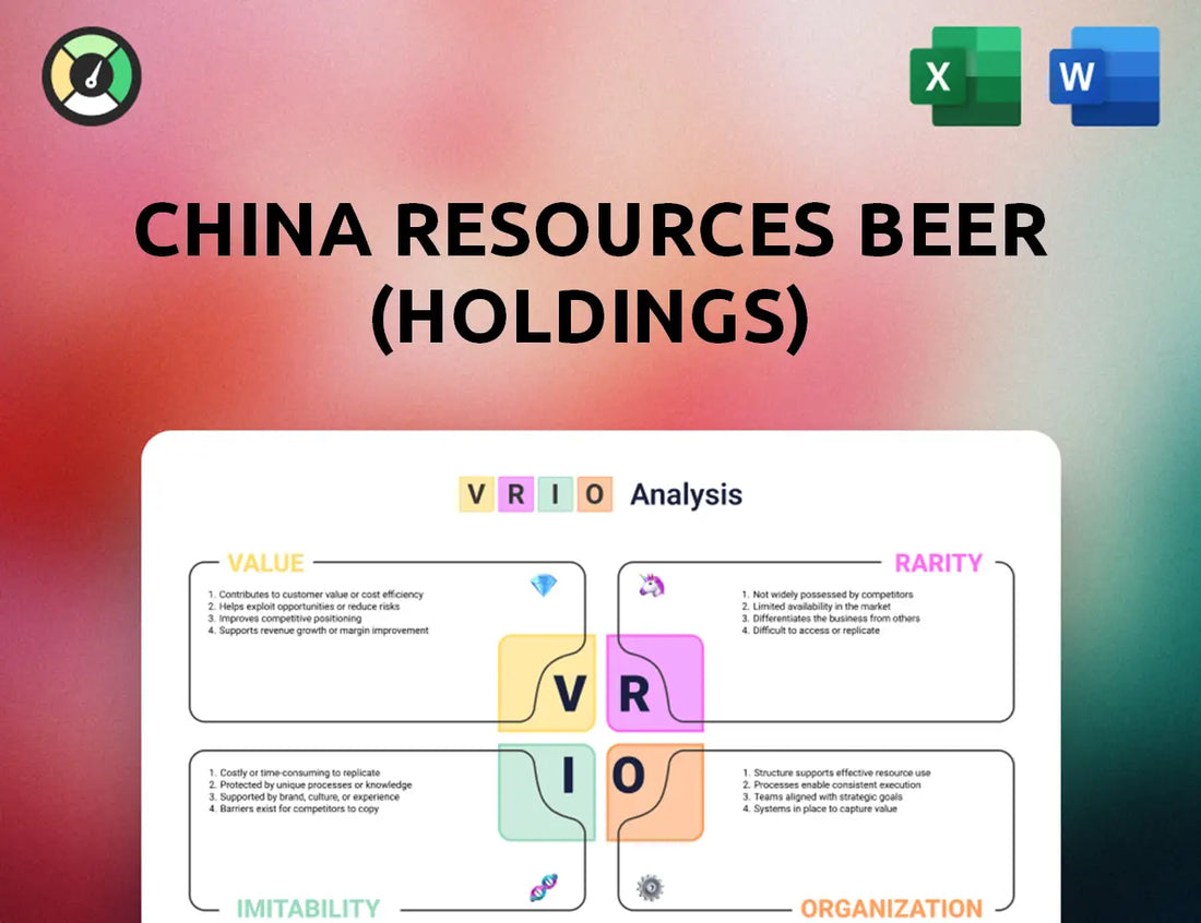 China Resources Beer (Holdings) VRIO Analysis
