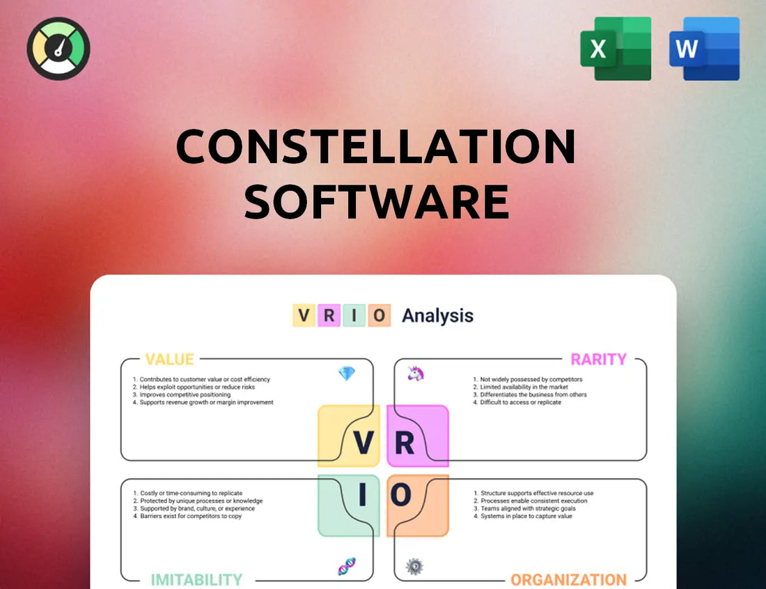 Constellation Software VRIO Analysis