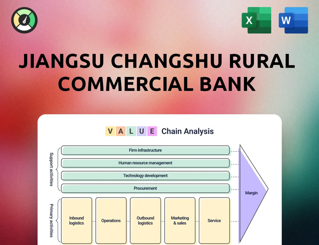 Jiangsu Changshu Rural Commercial Bank Value Chain Analysis