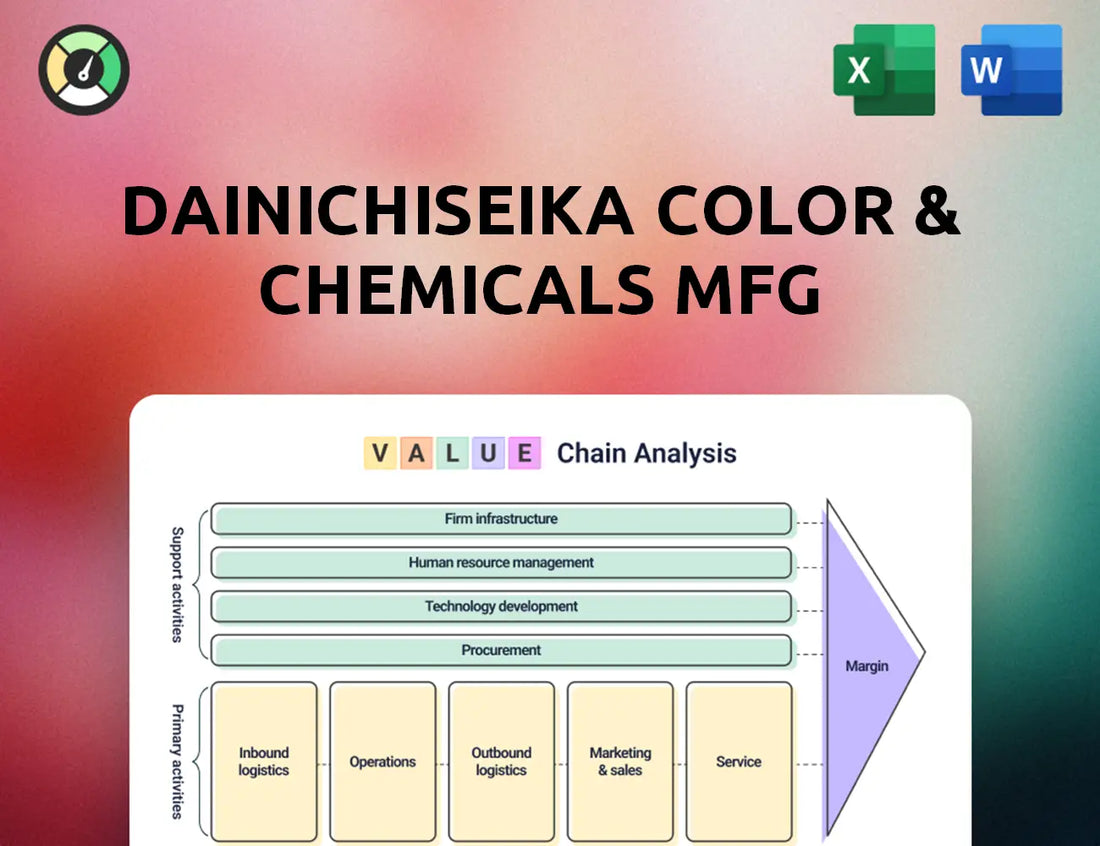 Dainichiseika Color & Chemicals Mfg Value Chain Analysis