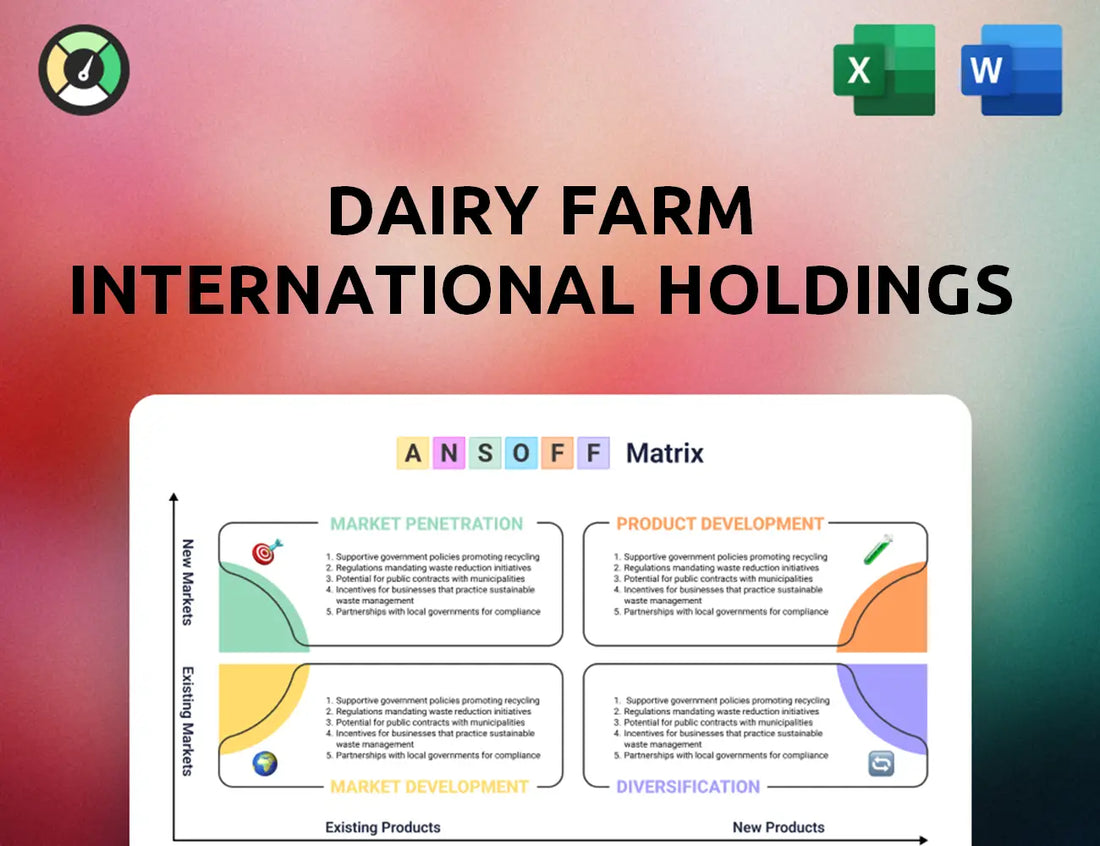 Dairy Farm International Holdings Ltd. Ansoff Matrix