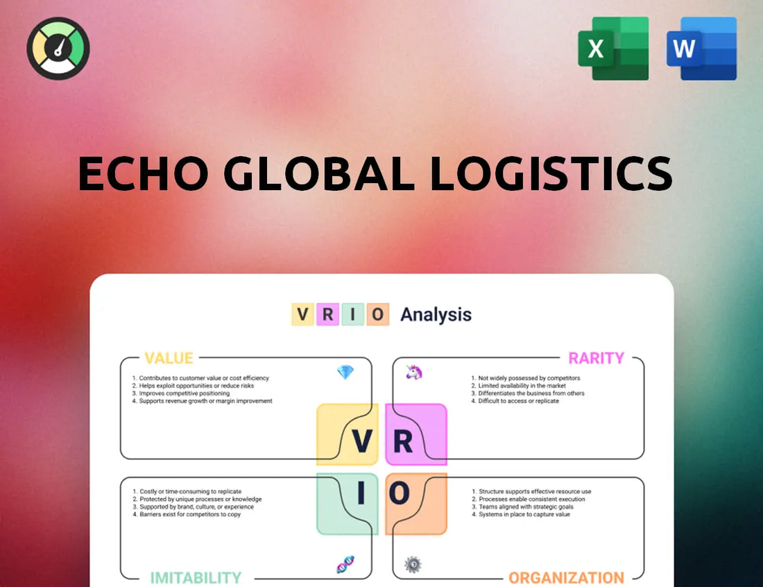 Echo Global Logistics VRIO Analysis