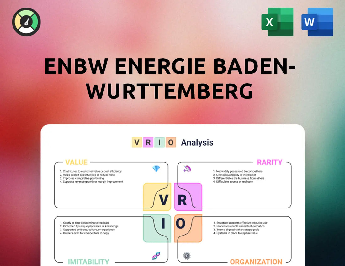 EnBW Energie Baden-Wurttemberg VRIO Analysis