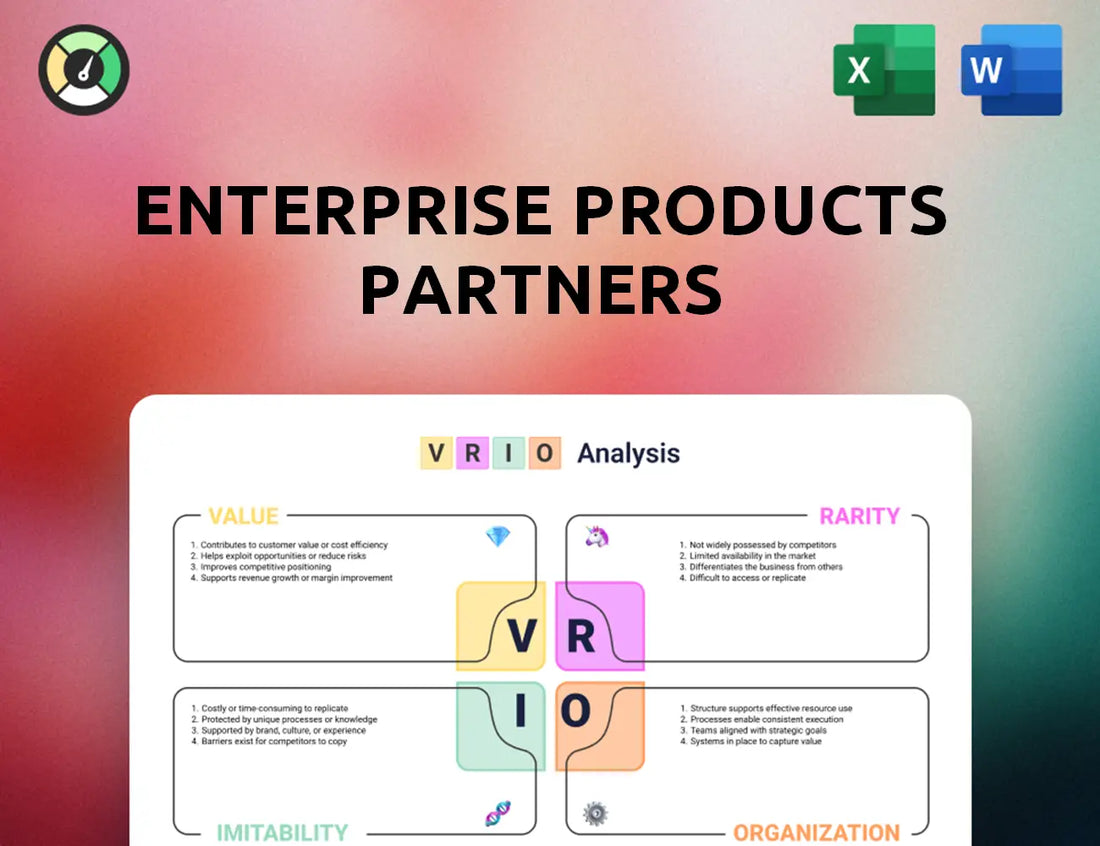 Enterprise Products Partners VRIO Analysis