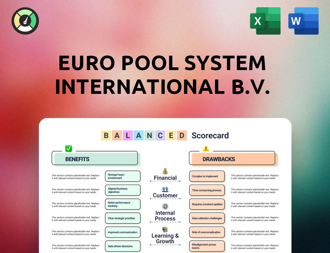 Euro Pool System International B.V. Balanced Scorecard