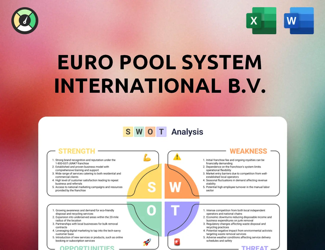 Euro Pool System International B.V. SWOT Analysis