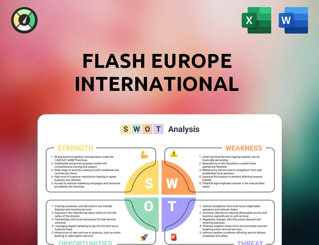 Flash Europe International SWOT Analysis