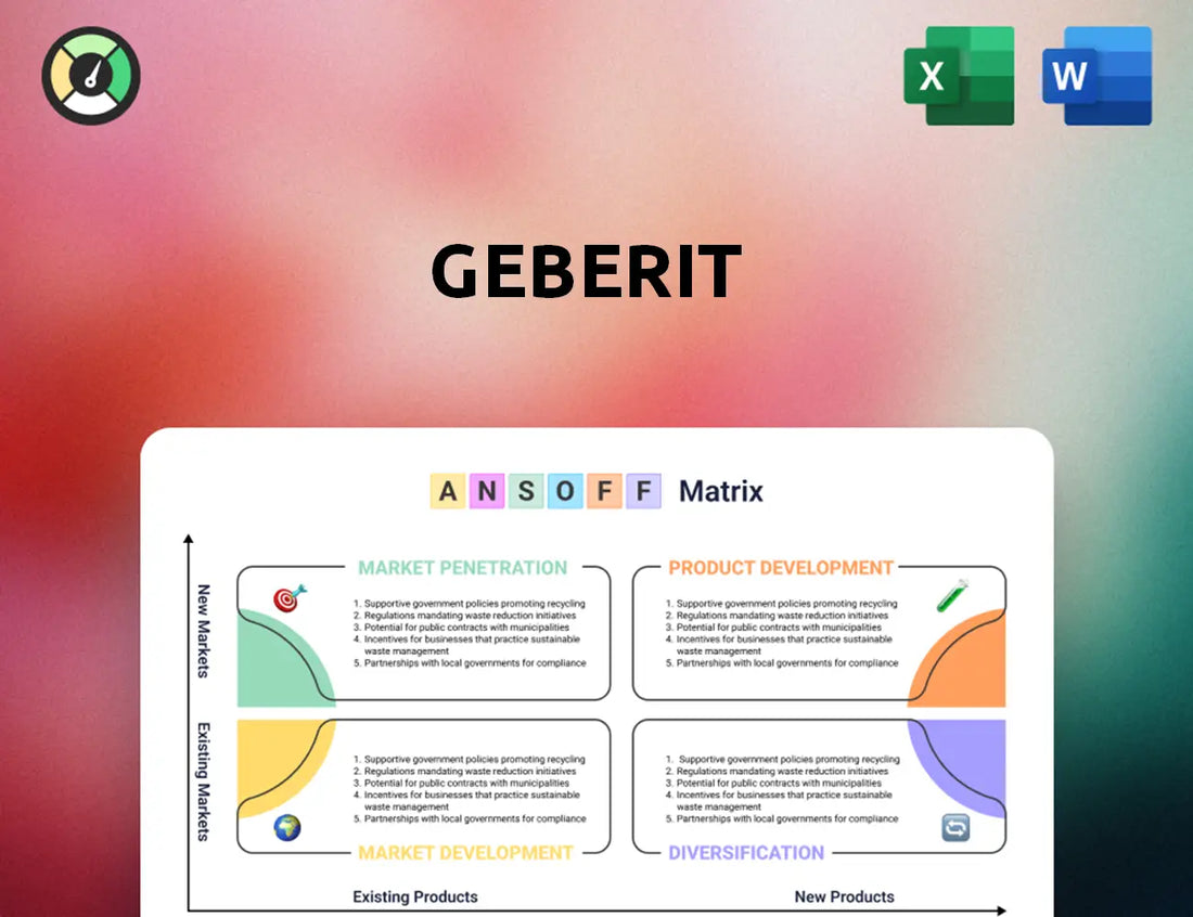 Geberit Ansoff Matrix