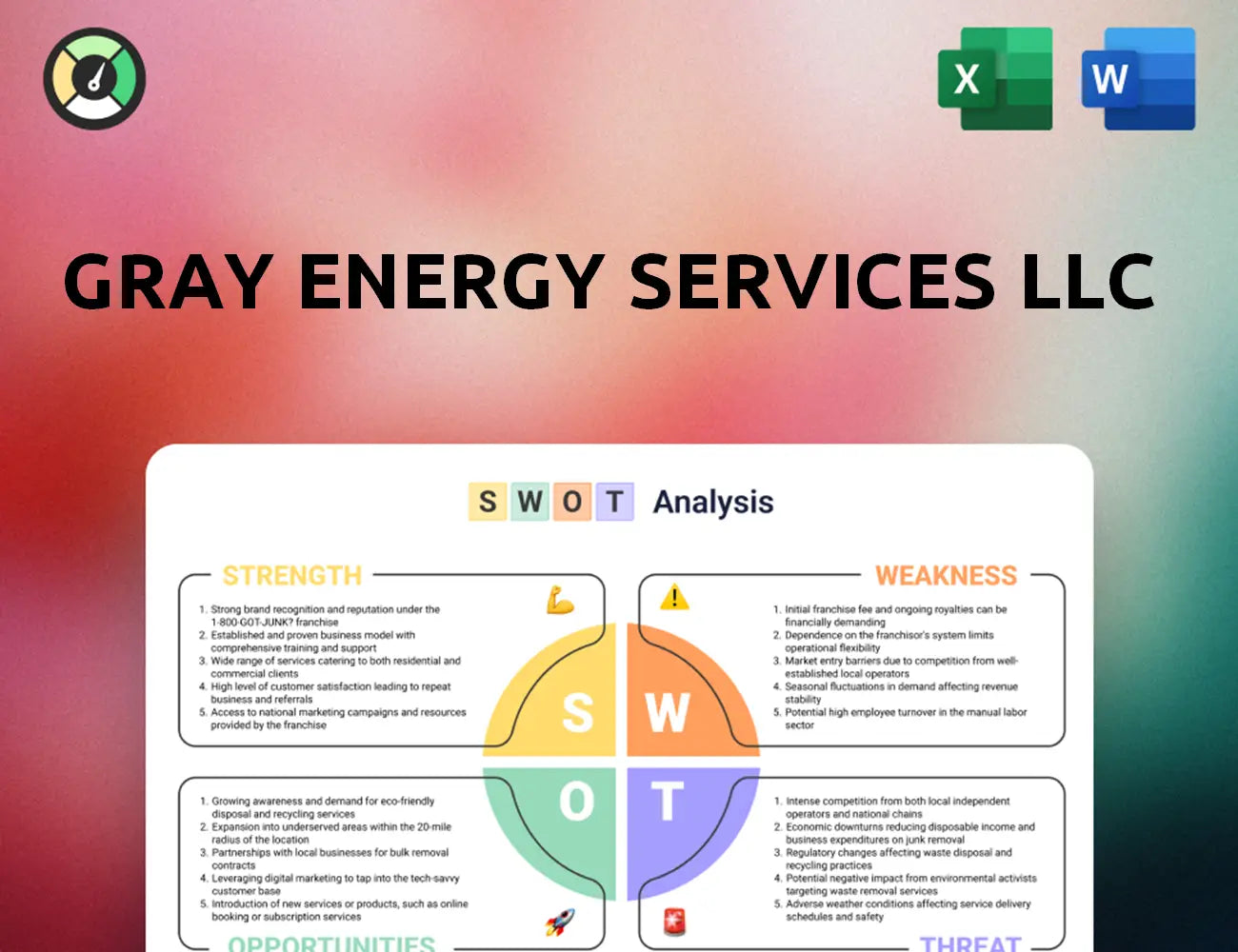Gray Energy Services LLC SWOT Analysis