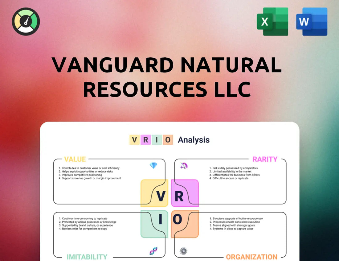 Vanguard Natural Resources LLC VRIO Analysis