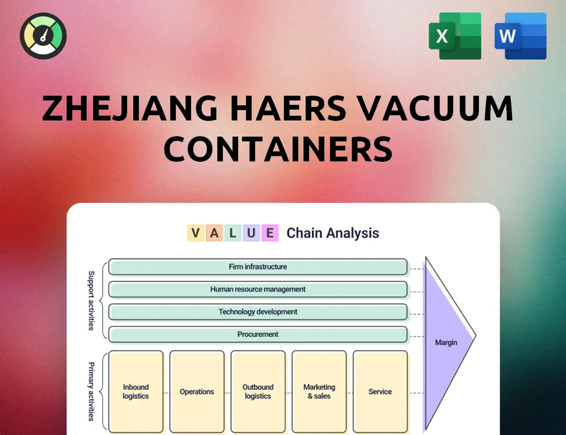 Zhejiang Haers Vacuum Containers Value Chain Analysis
