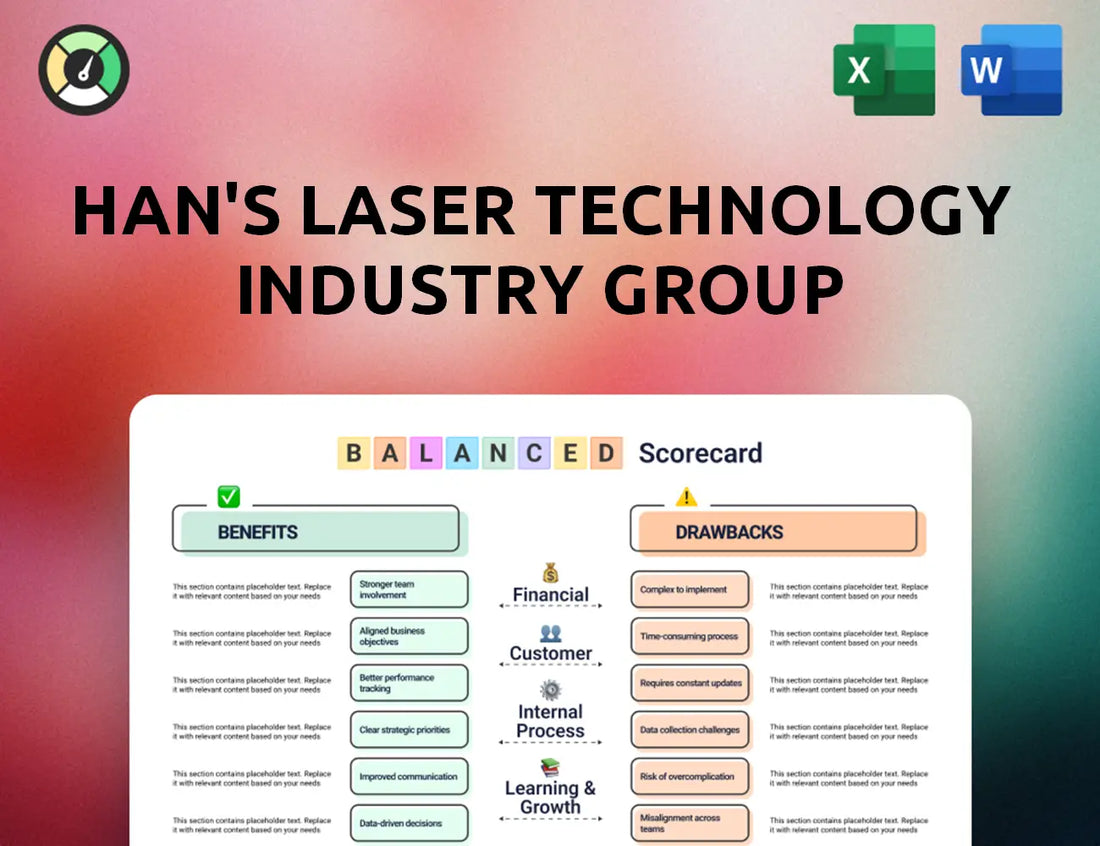 Han's Laser Technology Industry Group Balanced Scorecard