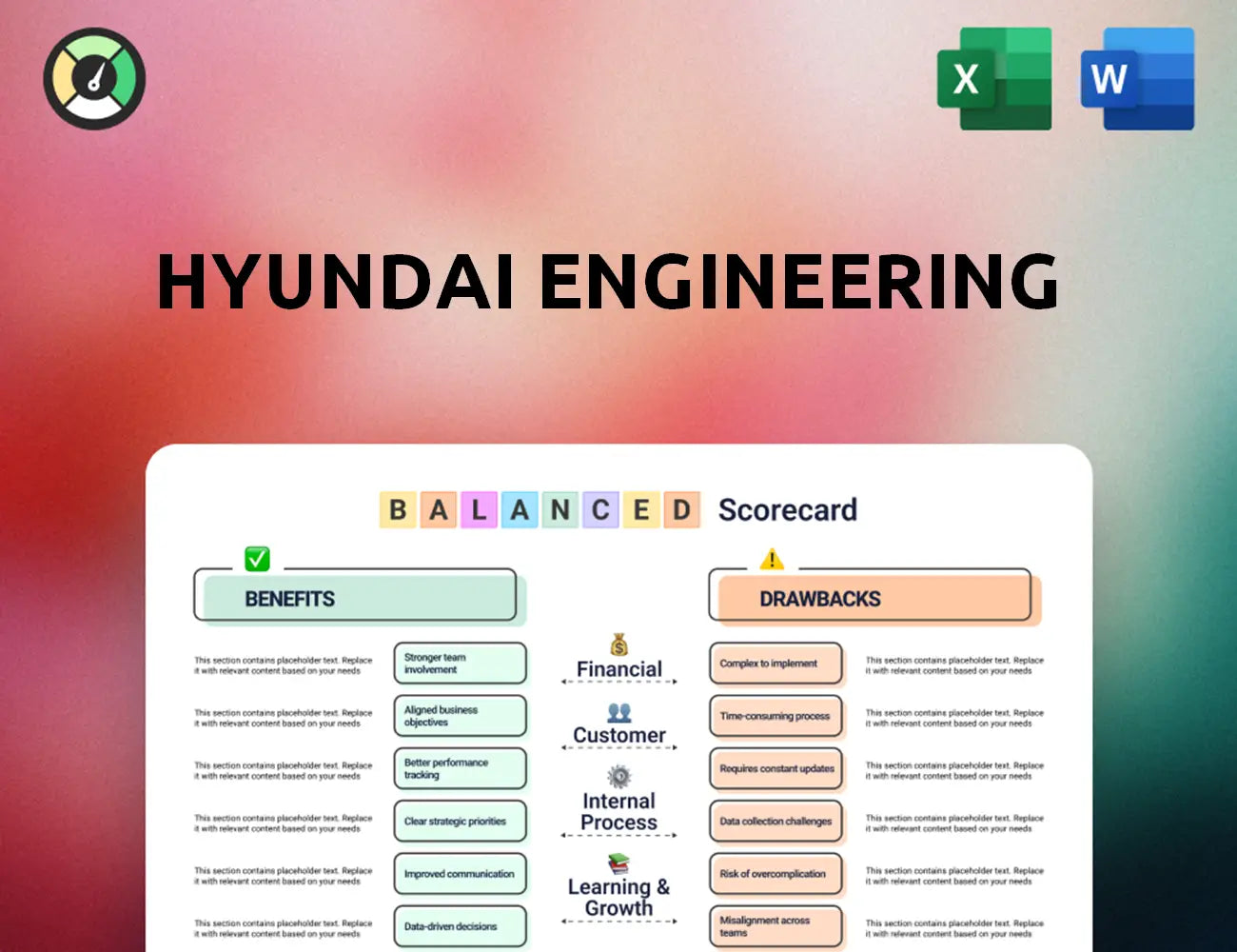 Hyundai Engineering Balanced Scorecard