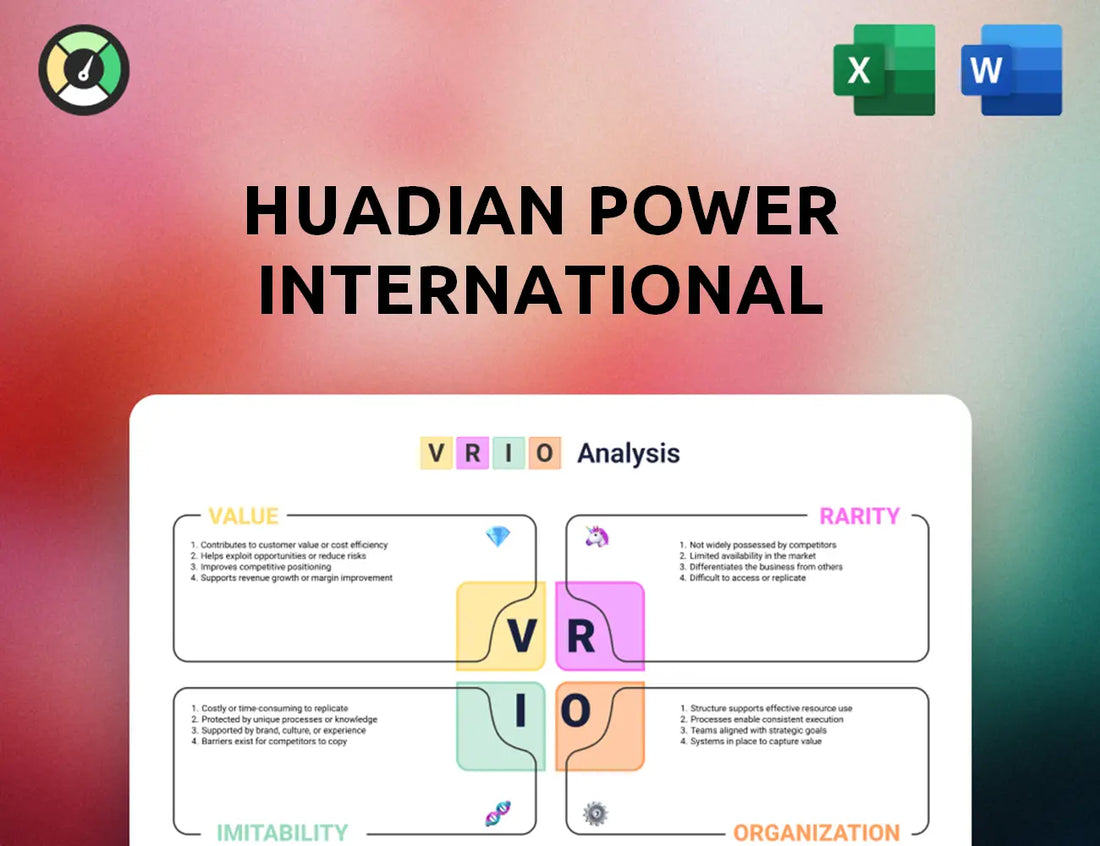 Huadian Power International VRIO Analysis