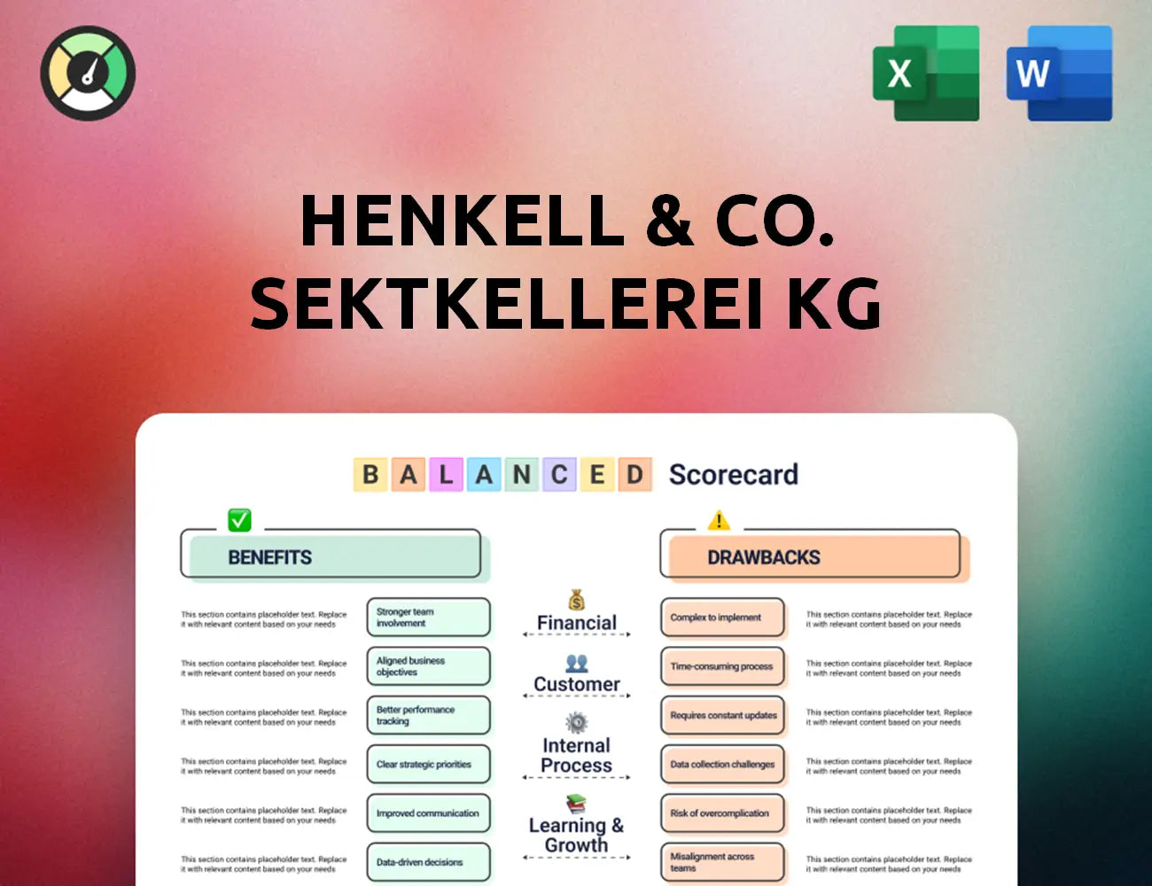 Henkell & Co. Sektkellerei KG Balanced Scorecard