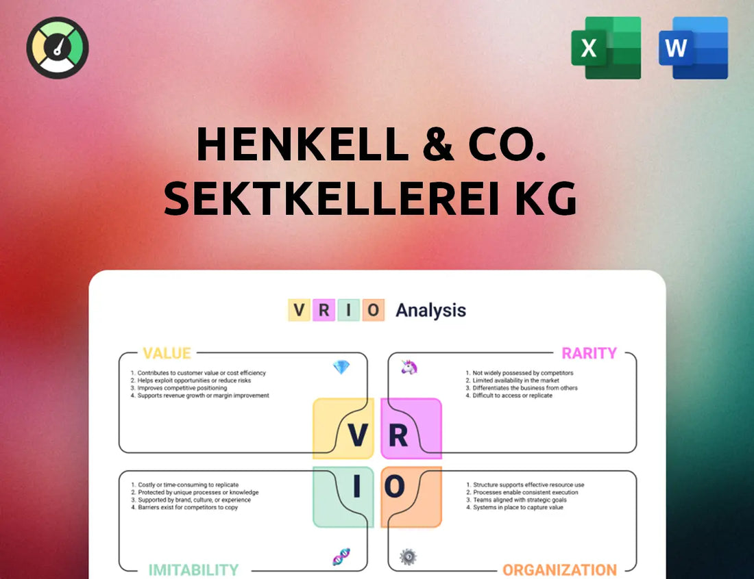 Henkell & Co. Sektkellerei KG VRIO Analysis
