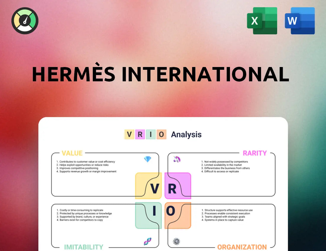 Hermès International VRIO Analysis
