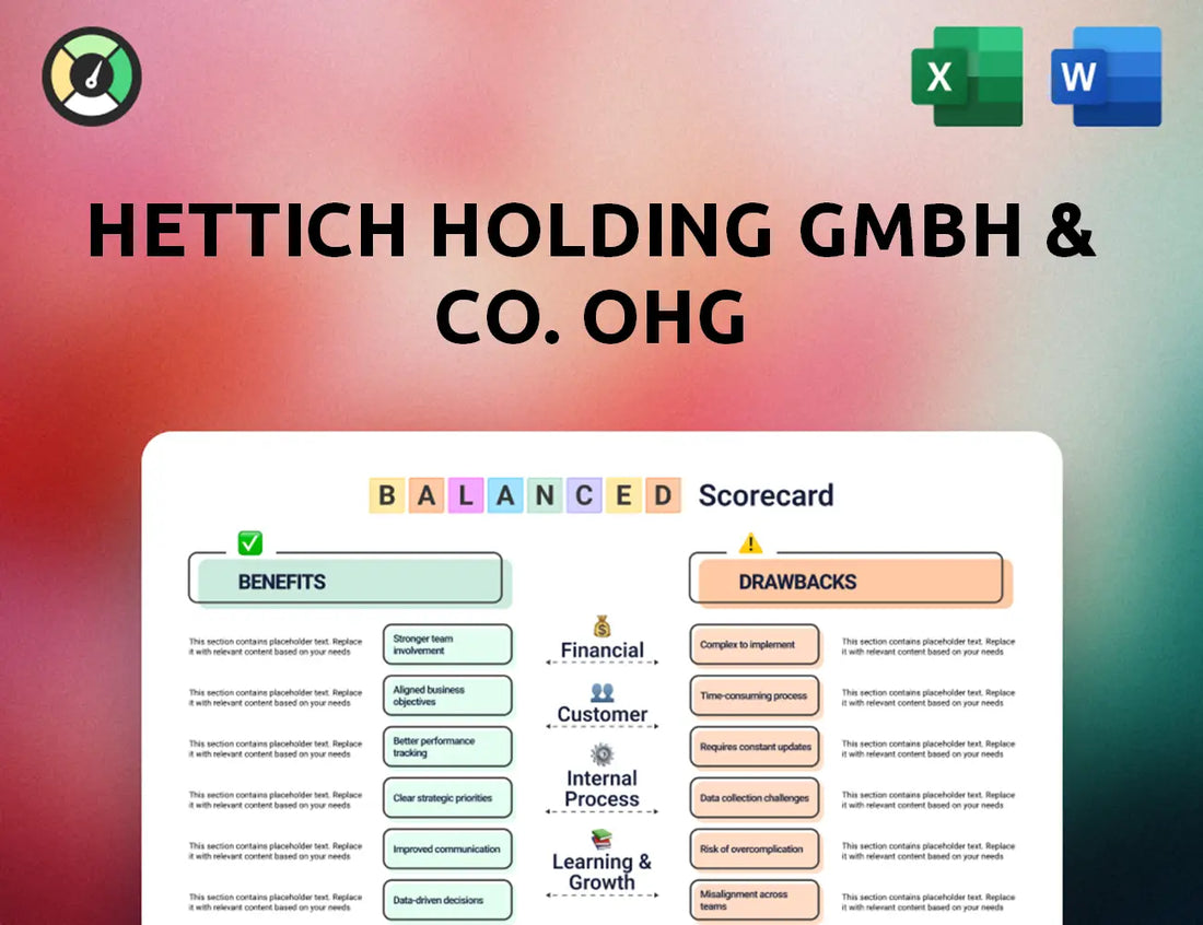 Hettich Holding GmbH & Co. oHG Balanced Scorecard