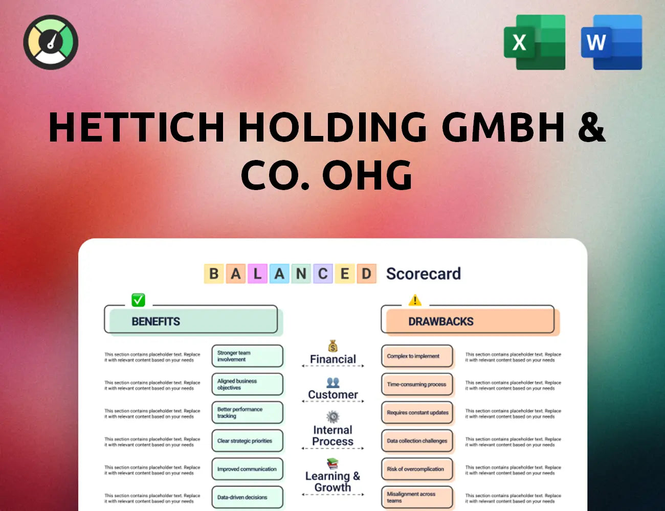 Hettich Holding GmbH & Co. oHG Balanced Scorecard