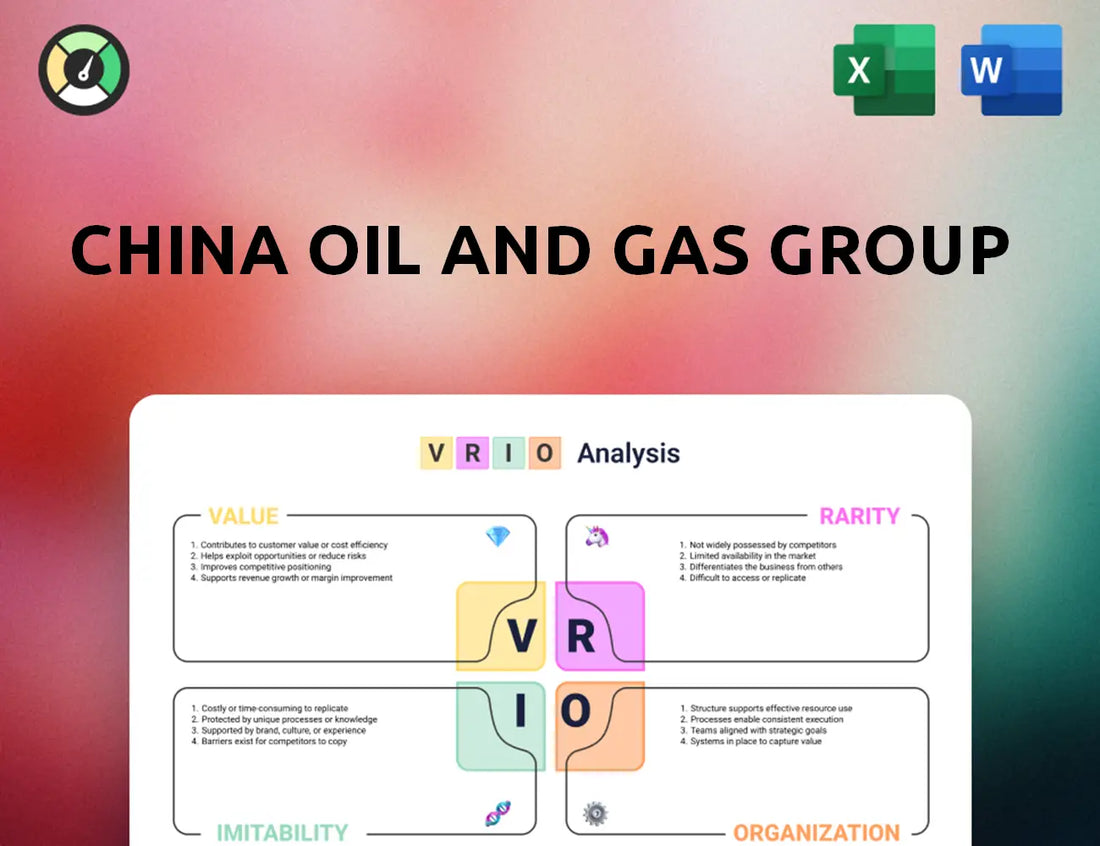 China Oil And Gas Group VRIO Analysis