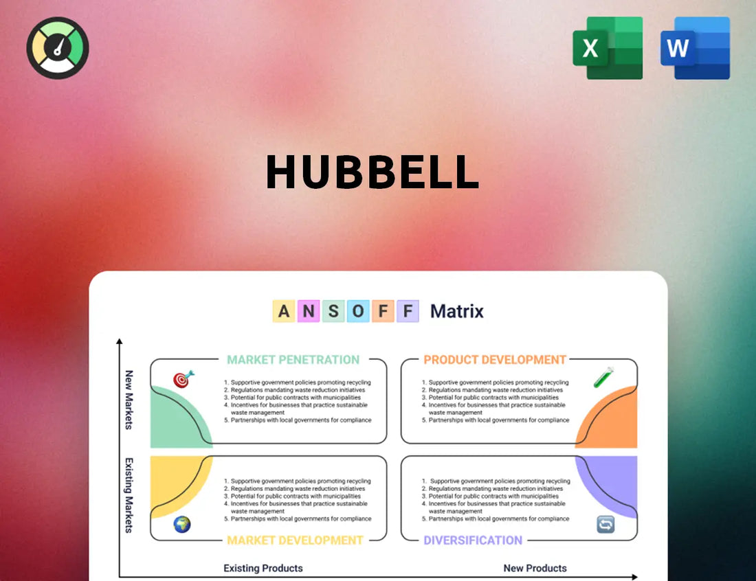 Hubbell Ansoff Matrix