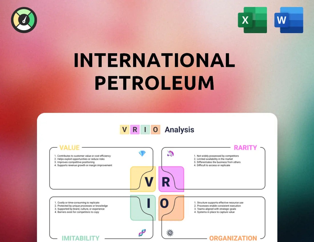 International Petroleum VRIO Analysis