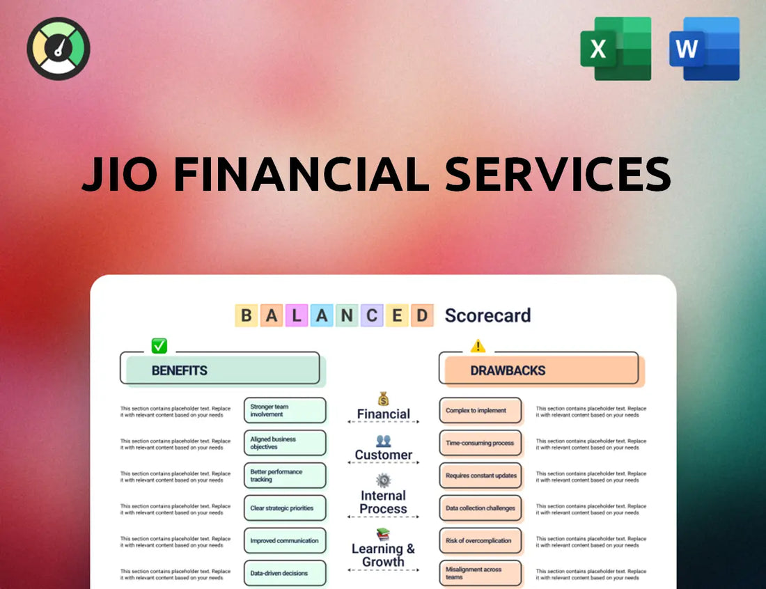 Jio Financial Services Balanced Scorecard