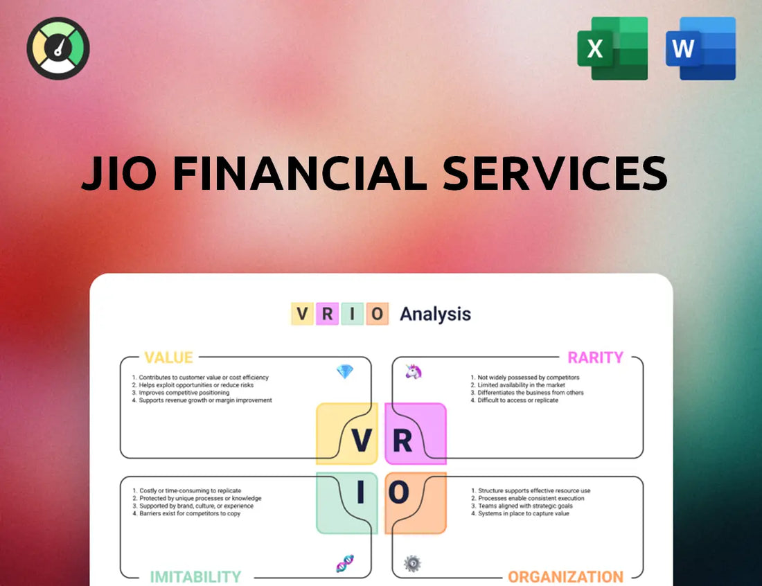 Jio Financial Services VRIO Analysis
