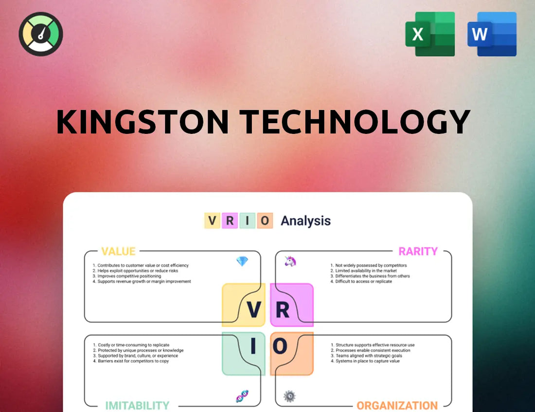 Kingston Technology VRIO Analysis