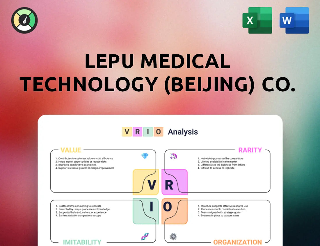 Lepu Medical Technology (Beijing) Co. VRIO Analysis