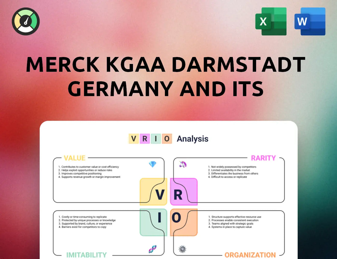 Merck KGaA Darmstadt Germany and its affiliates VRIO Analysis
