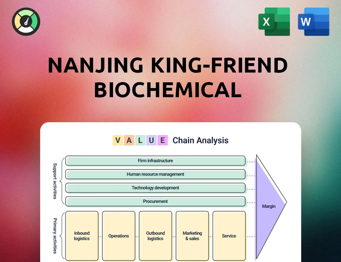 Nanjing King-Friend Biochemical Pharmaceutical Value Chain Analysis